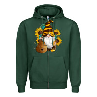 Sports Green western bee gnomes beehive honey sunflowers gemstone Zipper Hoodie - Artiststas