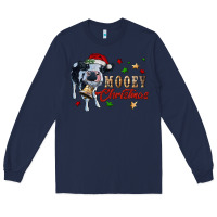 Navy mooey christmas Long Sleeve Tee - RanaPortraitStore