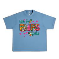 Pebble Blue Oh for peeps sake Easter Day Urban Heavy Tee - HowdyJamesFarm