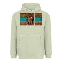 Matcha western horse serape tooled leather leopard  sippy cup Heavyweight Hoodie - BarkalooDesign