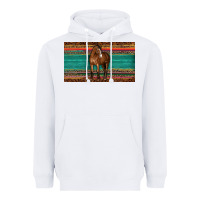 White western horse serape tooled leather leopard  sippy cup Heavyweight Hoodie - BarkalooDesign