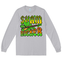 Moon Dust St. Patrick’s Day sham rocker with guitar Long Sleeve Tee - OliviaCreatesArt