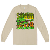 Mushroom St. Patrick’s Day sham rocker with guitar Long Sleeve Tee - OliviaCreatesArt