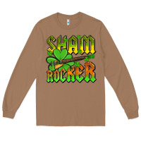 Toasted Coconut St. Patrick’s Day sham rocker with guitar Long Sleeve Tee - OliviaCreatesArt
