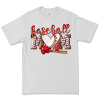 Dove Grey Baseball Mom Premium Tee - NancyCooperArtShop