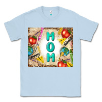 Dusty Blue teacher mom mother's day Classic Tee - TumblerDesignByShophia