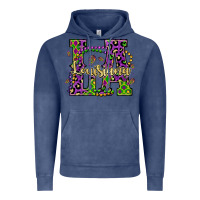 Vintage Denim louisiana mardi gras Vintage Hoodie - OliviaCreatesArt