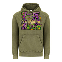 Vintage Olive louisiana mardi gras Vintage Hoodie - OliviaCreatesArt