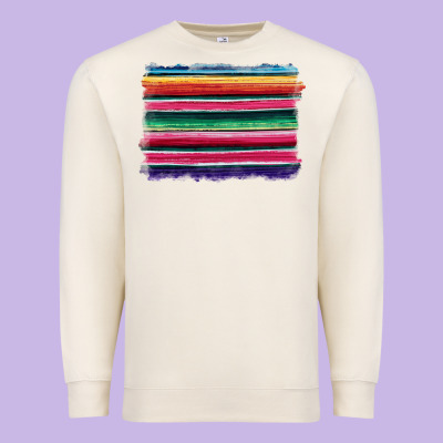 Serape Premium Sweatshirt Designed By Barkaloodesign