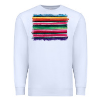 White serape Premium Sweatshirt - BarkalooDesign