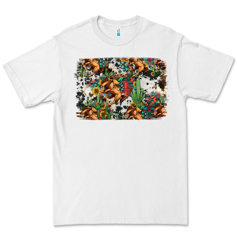 Western Rodeo Background Premium Tee by Jasminsmagicworld | Teevron