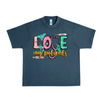 Midnight Navy love my patients Urban Heavy Tee - CowGirlArtShop
