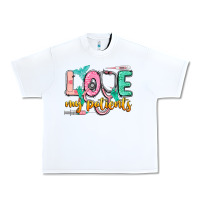 White love my patients Urban Heavy Tee - CowGirlArtShop