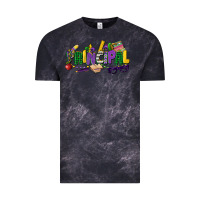 Cloud Black principal mardi gras cowgirl Vintage Tee - CowGirlArtShop