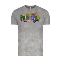 Cloud Rock principal mardi gras cowgirl Vintage Tee - CowGirlArtShop