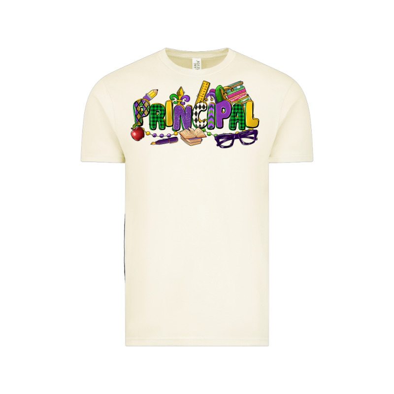 Principal Mardi Gras Cowgirl Vintage Tee by CowGirlArtShop | Teevron