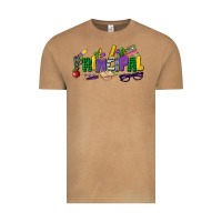 Vintage Camel principal mardi gras cowgirl Vintage Tee - CowGirlArtShop