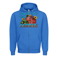 True Royal western support your local farmer Zipper Hoodie - Artiststas