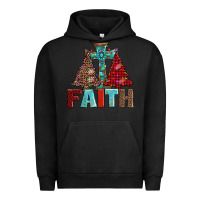 Pigment Black cross and christmas trees Urban Hoodie - AdoDesignShop