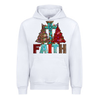 White cross and christmas trees Urban Hoodie - AdoDesignShop