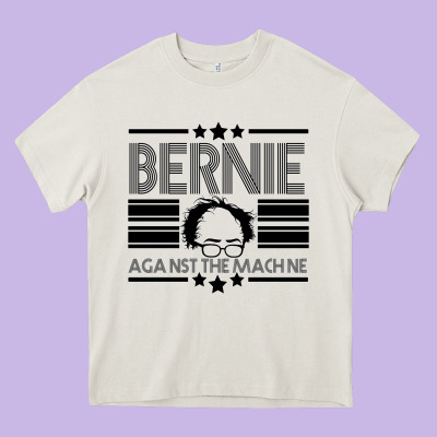 Bernie Against The Machine Heavy Core Tee Designed By Bettercallsaul