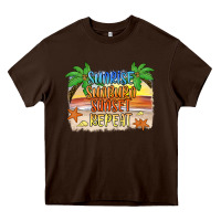 Chocolate Brown sunrise sunburn sunset repeat2 Heavy Core Tee - JahusDesignShop