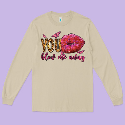 You Blow Me Away Olivia Long Sleeve Tee Designed By Oliviacreatesart