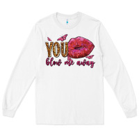 White you blow me away olivia Long Sleeve Tee - OliviaCreatesArt
