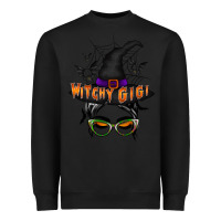 Black witchy gigi Heavyweight Sweatshirt - RacoonDesign