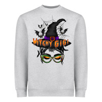 Heather Grey witchy gigi Heavyweight Sweatshirt - RacoonDesign