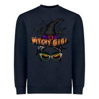Navy witchy gigi Heavyweight Sweatshirt - RacoonDesign