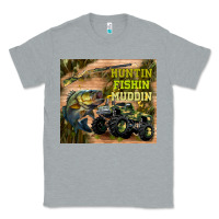 Heather Grey huntin fishin muddin Classic Tee - TumblerDesignByShophia