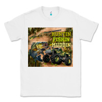 White huntin fishin muddin Classic Tee - TumblerDesignByShophia