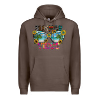 Coffee Summer Vibes Premium Hoodie - CowhideDigitalArt