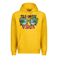 Lemon Summer Vibes Premium Hoodie - CowhideDigitalArt