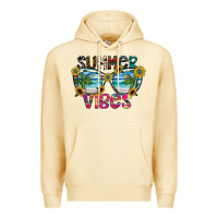 Pina Colada Summer Vibes Premium Hoodie - CowhideDigitalArt