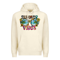 Sandshell Summer Vibes Premium Hoodie - CowhideDigitalArt