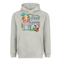 Moon Dust happy easter bunny gnome Heavyweight Hoodie - BarkalooDesign