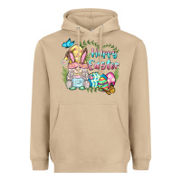 Mushroom happy easter bunny gnome Heavyweight Hoodie - BarkalooDesign
