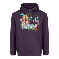 Plum happy easter bunny gnome Heavyweight Hoodie - BarkalooDesign