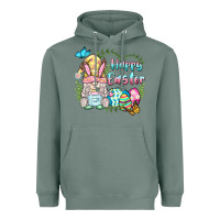 Sage happy easter bunny gnome Heavyweight Hoodie - BarkalooDesign