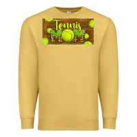 Antique Gold tennis mom license plate Premium Sweatshirt - BarkalooDesign