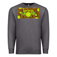 Charcoal Heather tennis mom license plate Premium Sweatshirt - BarkalooDesign