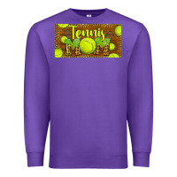 Purple tennis mom license plate Premium Sweatshirt - BarkalooDesign
