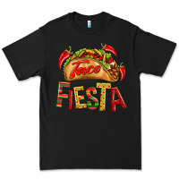 Black Taco Fiesta Premium Tee - texasbilliewilder