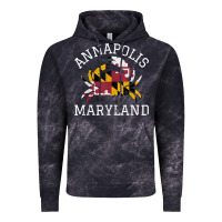 Cloud Black Annapolis Maryland Crab State Flag Home Travel Vintage Vintage Hoodie - longCreatives