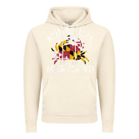 Vintage Artic Annapolis Maryland Crab State Flag Home Travel Vintage Vintage Hoodie - longCreatives