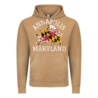 Vintage Camel Annapolis Maryland Crab State Flag Home Travel Vintage Vintage Hoodie - longCreatives