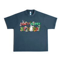 Midnight Navy Don't worry be hoppy Easter Day Urban Heavy Tee - HowdyJamesFarm