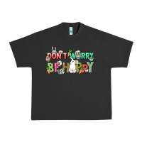 Pigment Black Don't worry be hoppy Easter Day Urban Heavy Tee - HowdyJamesFarm